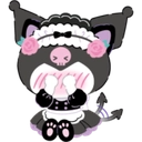 kuromi_maid_shy