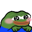 pepe_blushing