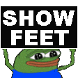 pepeshowfeet