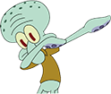 dab-squidward