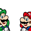 mariobros-highfive